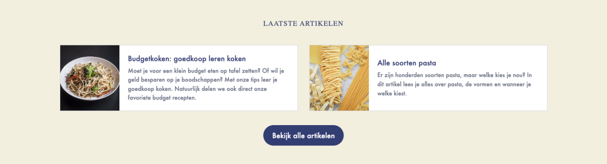 Alle ovenrecepten artikelen