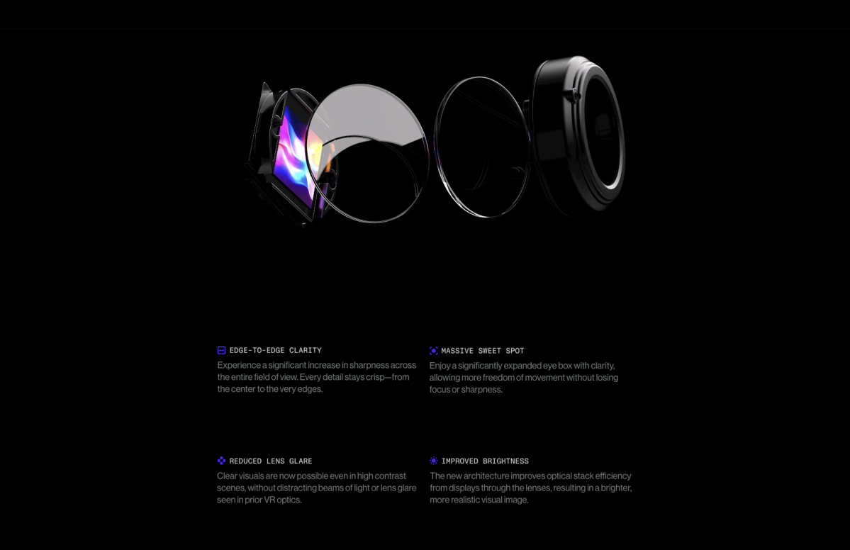 Bigscreen VR bril specificaties