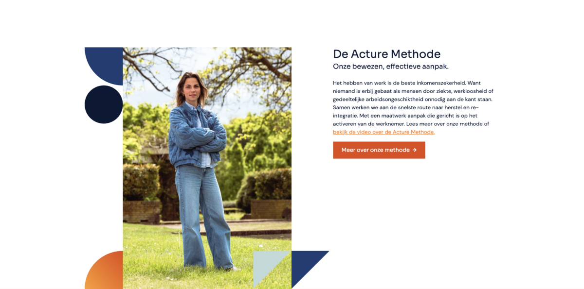 De Acture methode foto met illustraties