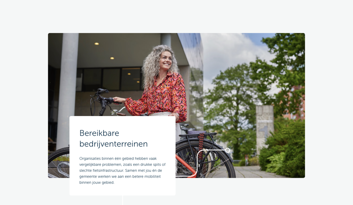 Goedopweg afbeelding met blokje tekst