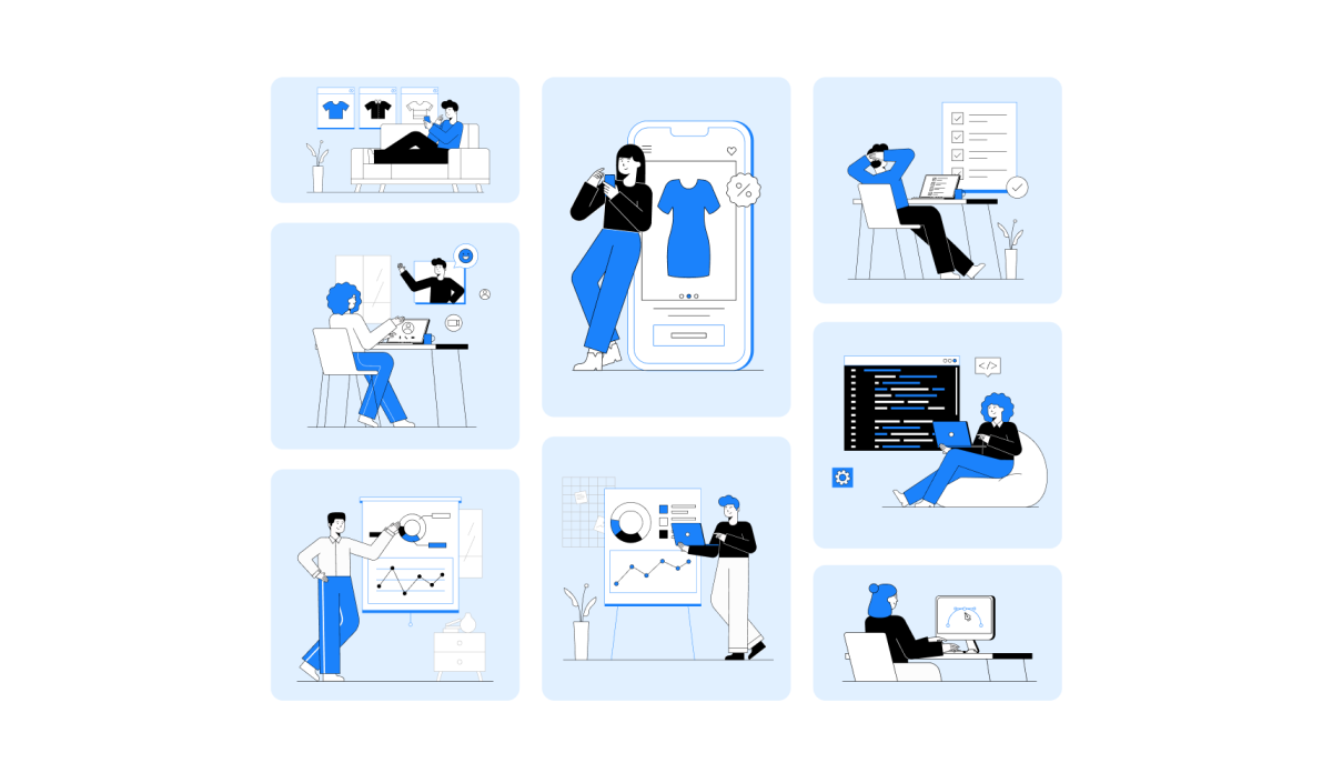 Illustration kit Ven illustraties