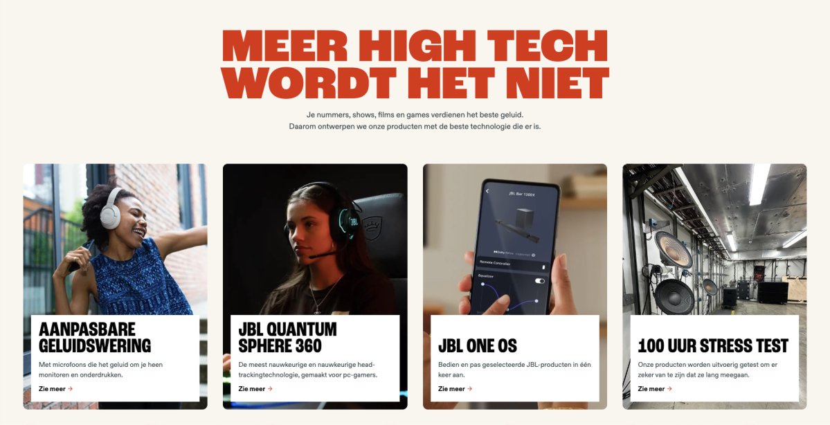 JBL High tech