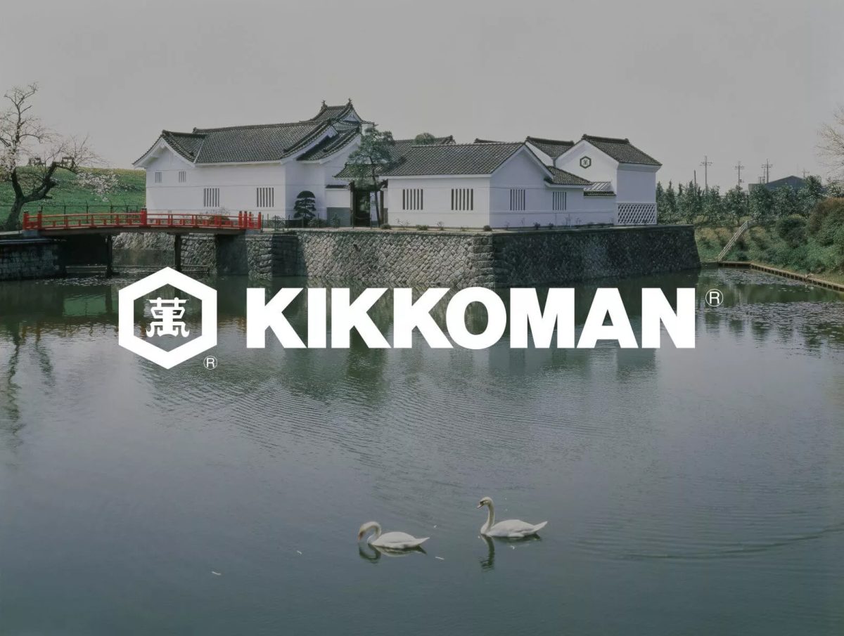 Kikkoman logo on photography