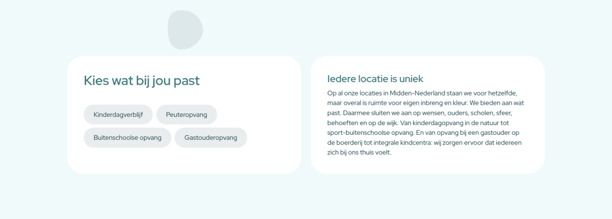 Kind co ludens diensten