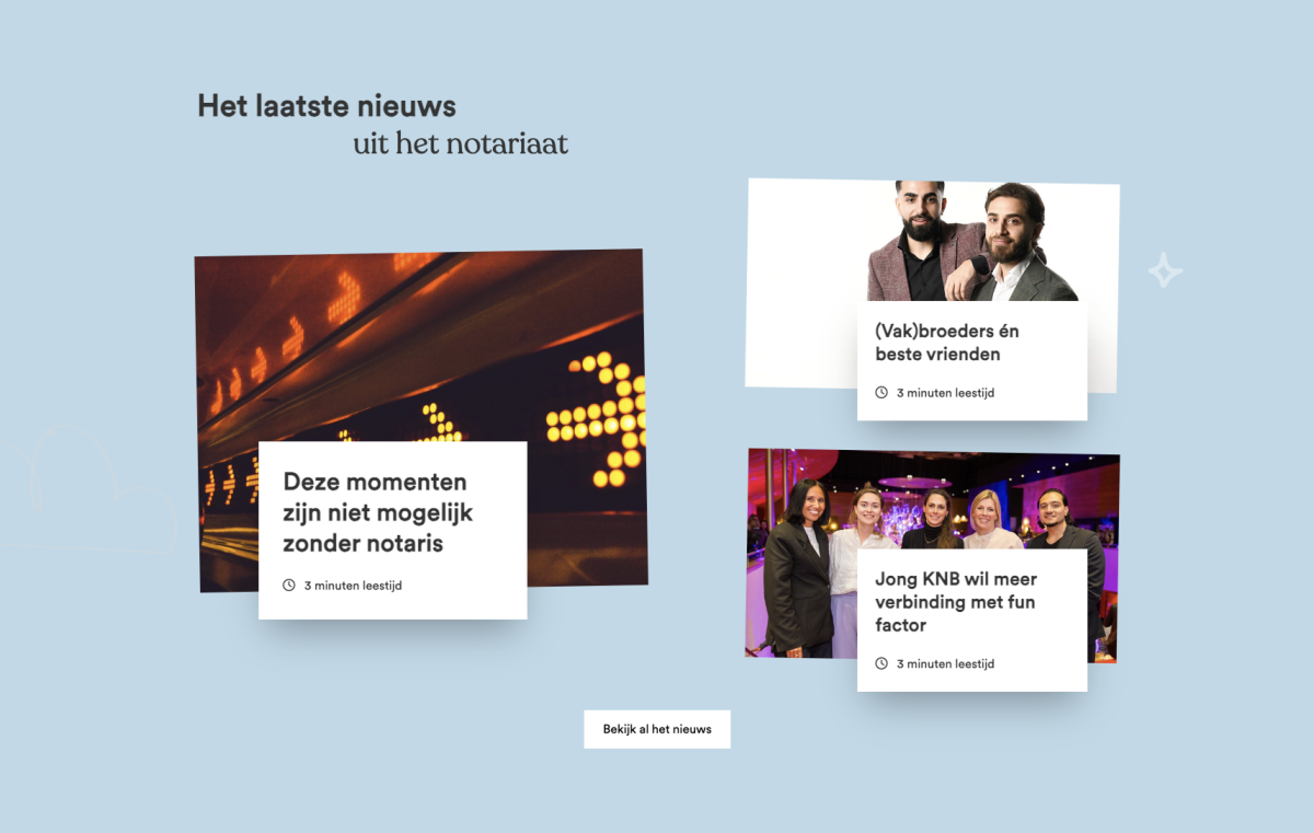 Laatste nieuws uit notariaat