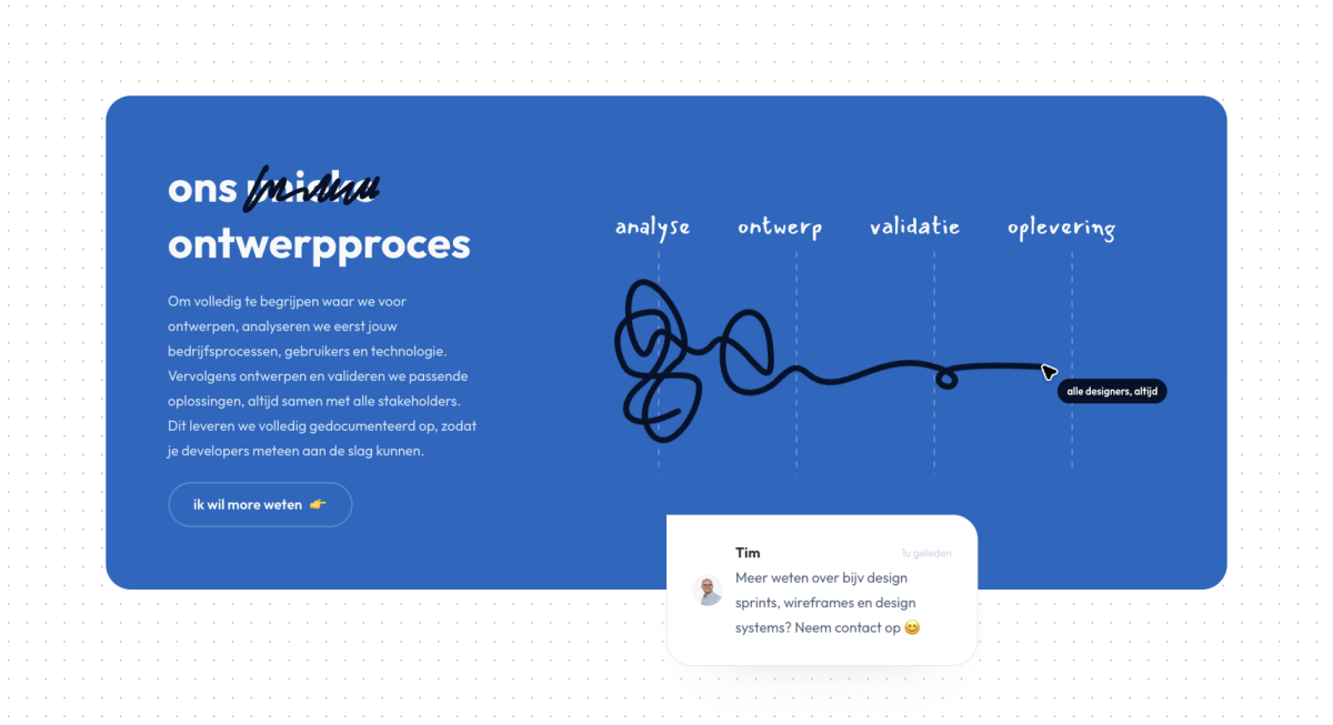 Less or more ontwerpproces