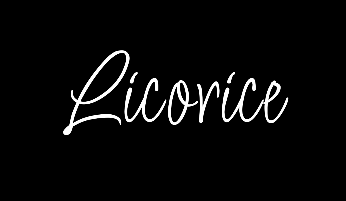 Lettertype Licorice voorbeeld