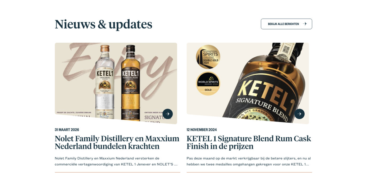 Nieuws en updates Nolet Distillery