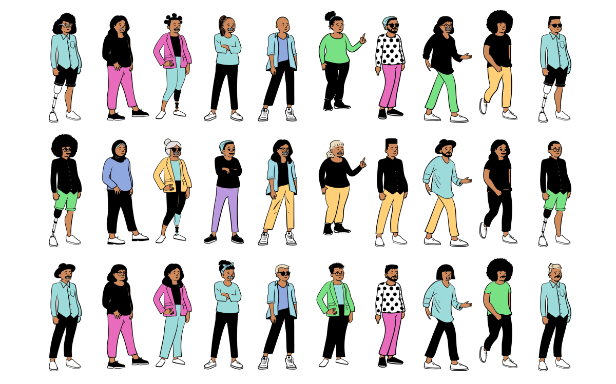 Open Peeps inclusieve illustraties van mensen