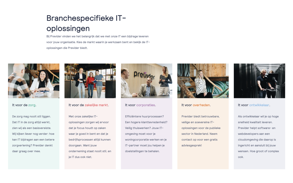 Previder branches