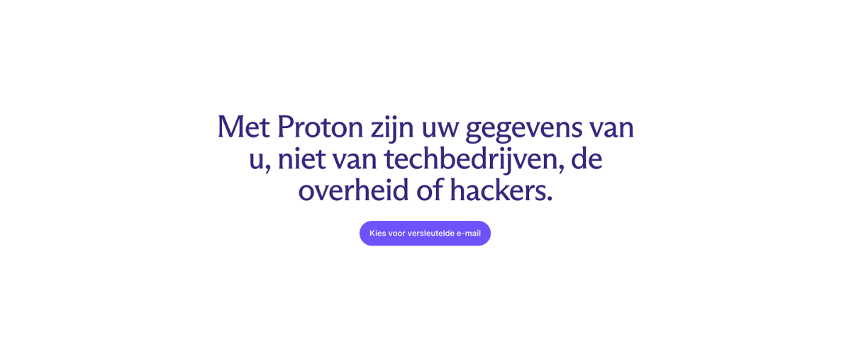 Proton Call to action banner