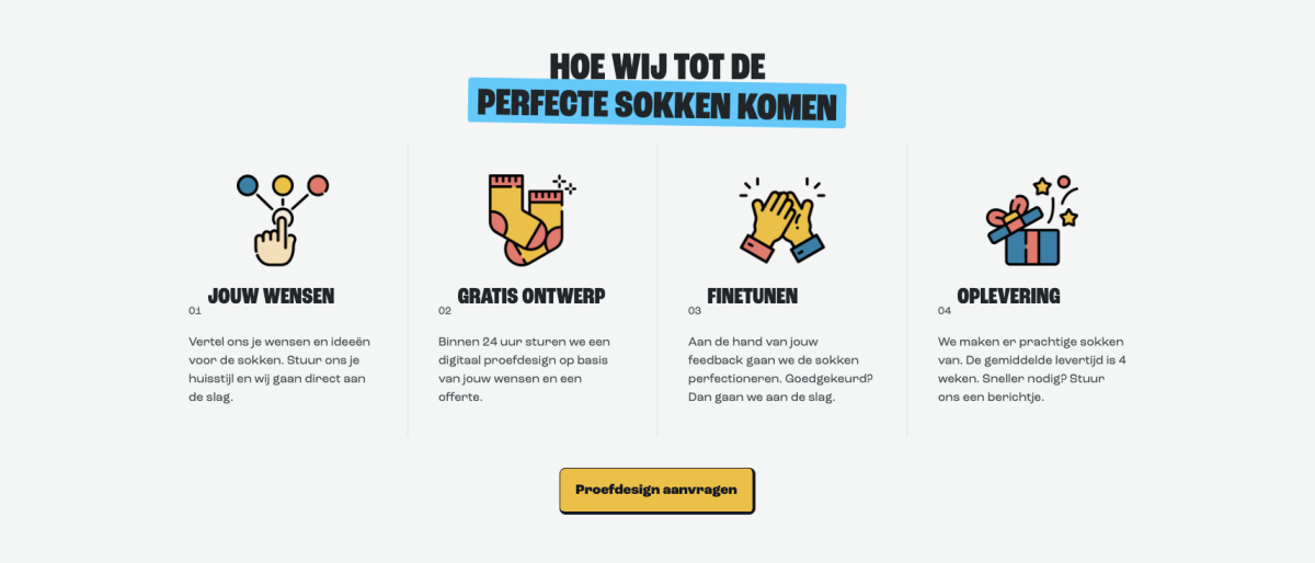 Sokkies perfecte sokken iconen