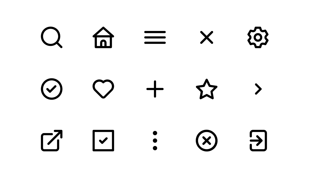 Unicons iconen