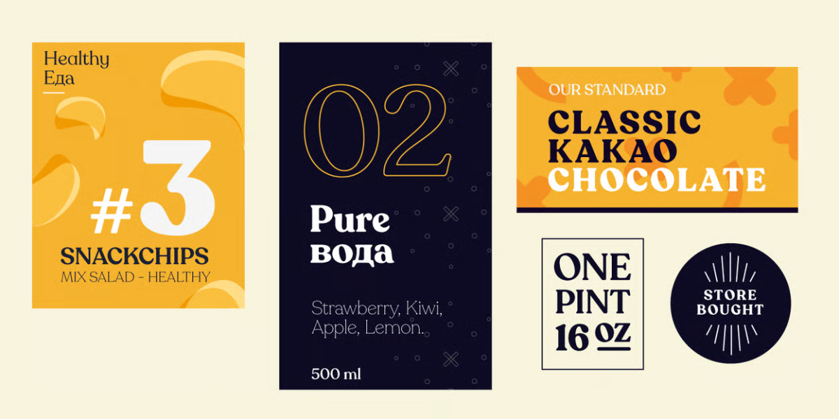 Recoleta lettertype posters