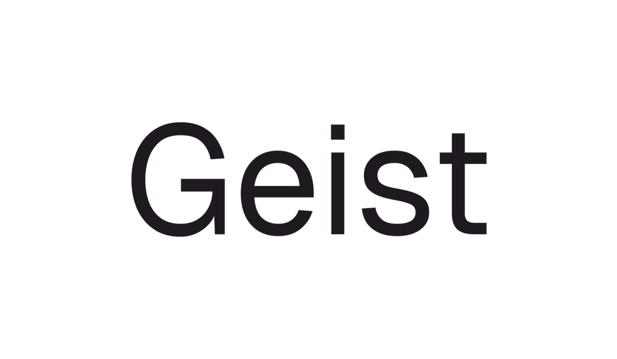 Geist lettertype