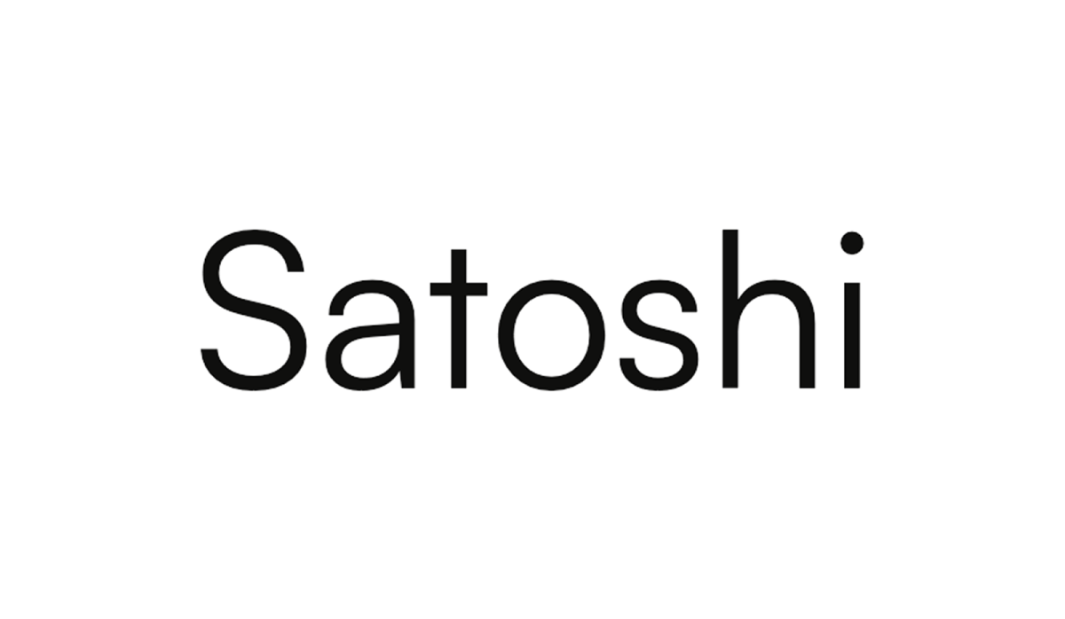 Satoshi lettertype