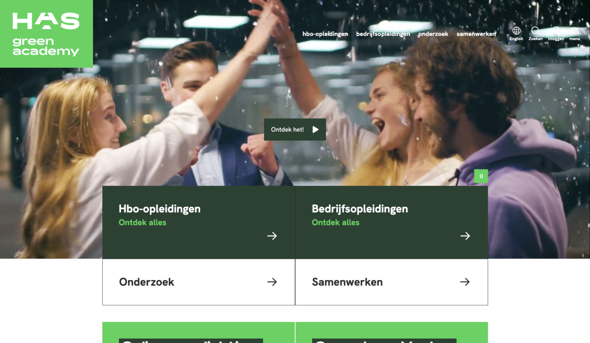 Website HAS green academy
