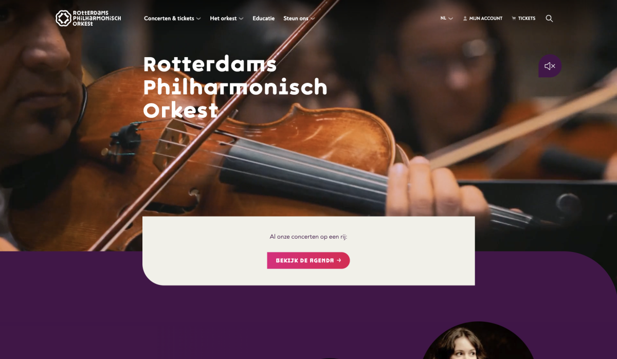Website rotterdams philharmonisch orkest R Ph O