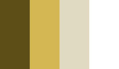 Bruin, goud en beige kleurenpalet